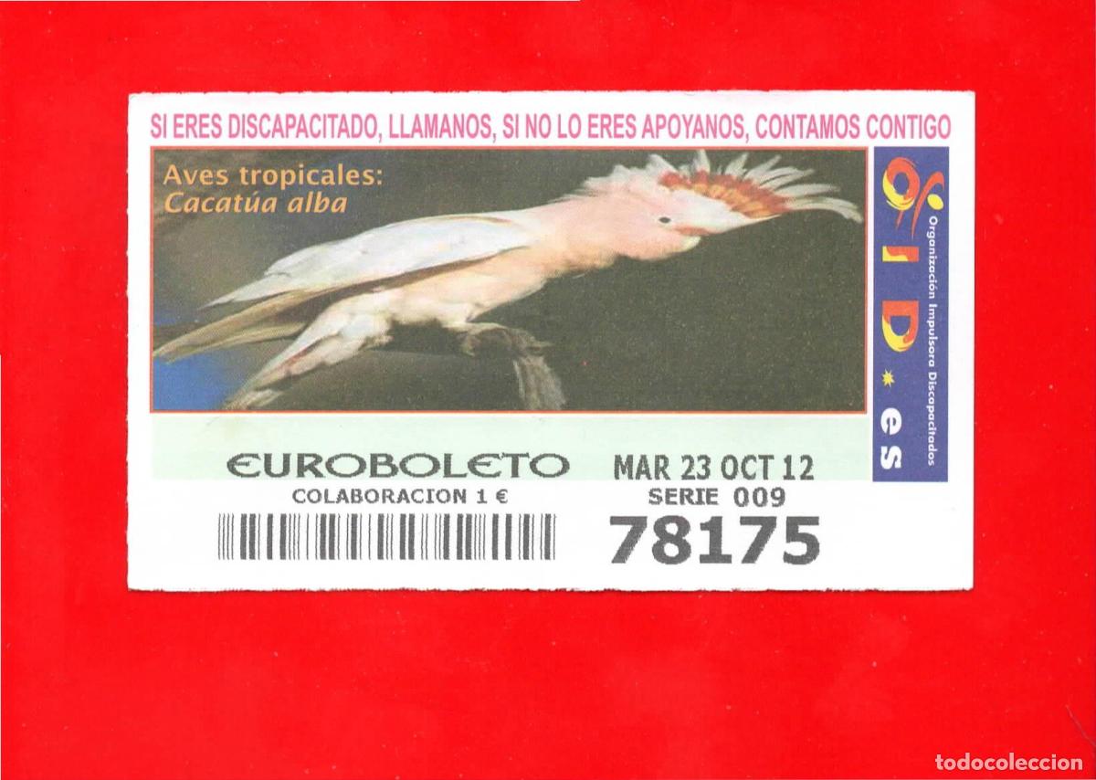 Cupones ONCE: Cup&oacute;n OID 2012 Aves tropicales - Foto 1