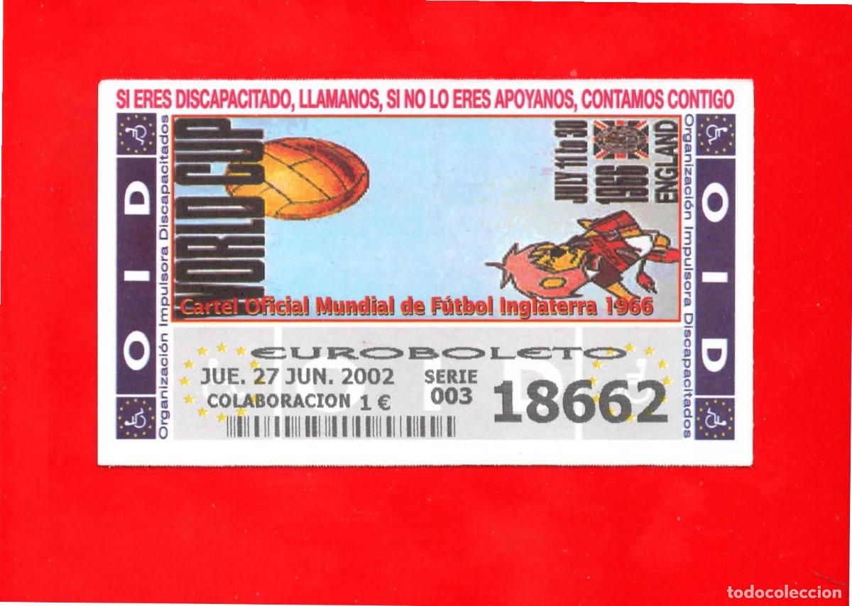 ONCE Coupons: Cup&oacute;n OID 2002 Carteles de mundiales de Futbol