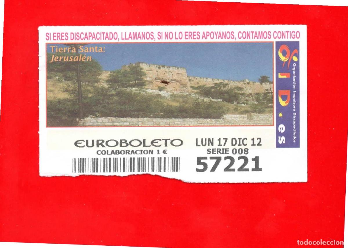 Cupones ONCE: Cup&oacute;n OID 2012 Tierra Santa - Foto 1