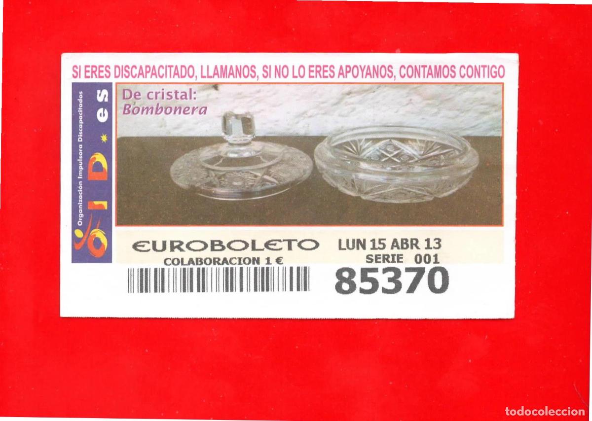 Cupones ONCE: Cup&oacute;n OID 2013 De cristal - Foto 1