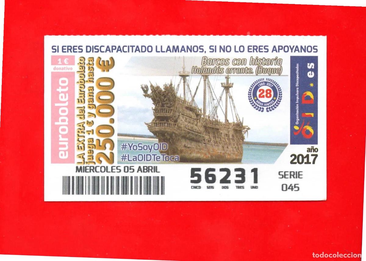 Cupones ONCE: Cup&oacute;n OID 2017 Barcos con historia - Foto 1