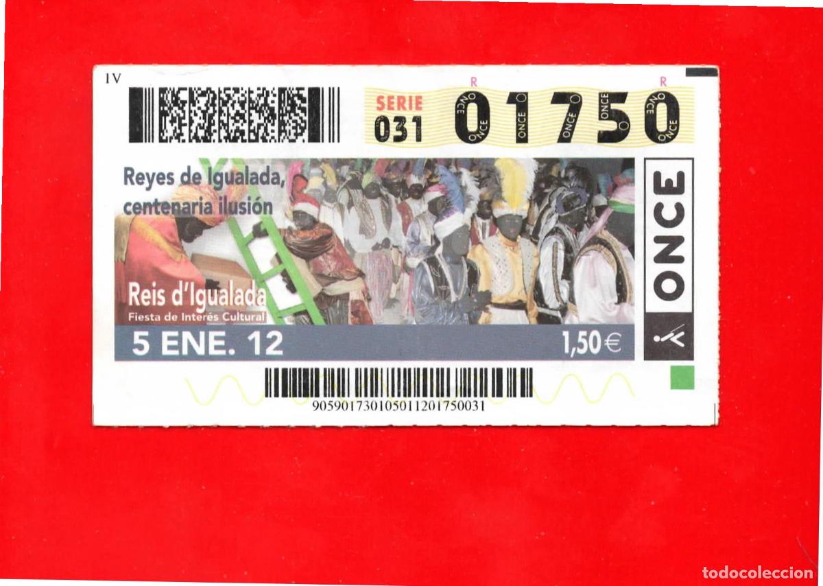 Cupones ONCE: Cup&oacute;n ONCE 05 enero 2012 - Foto 1