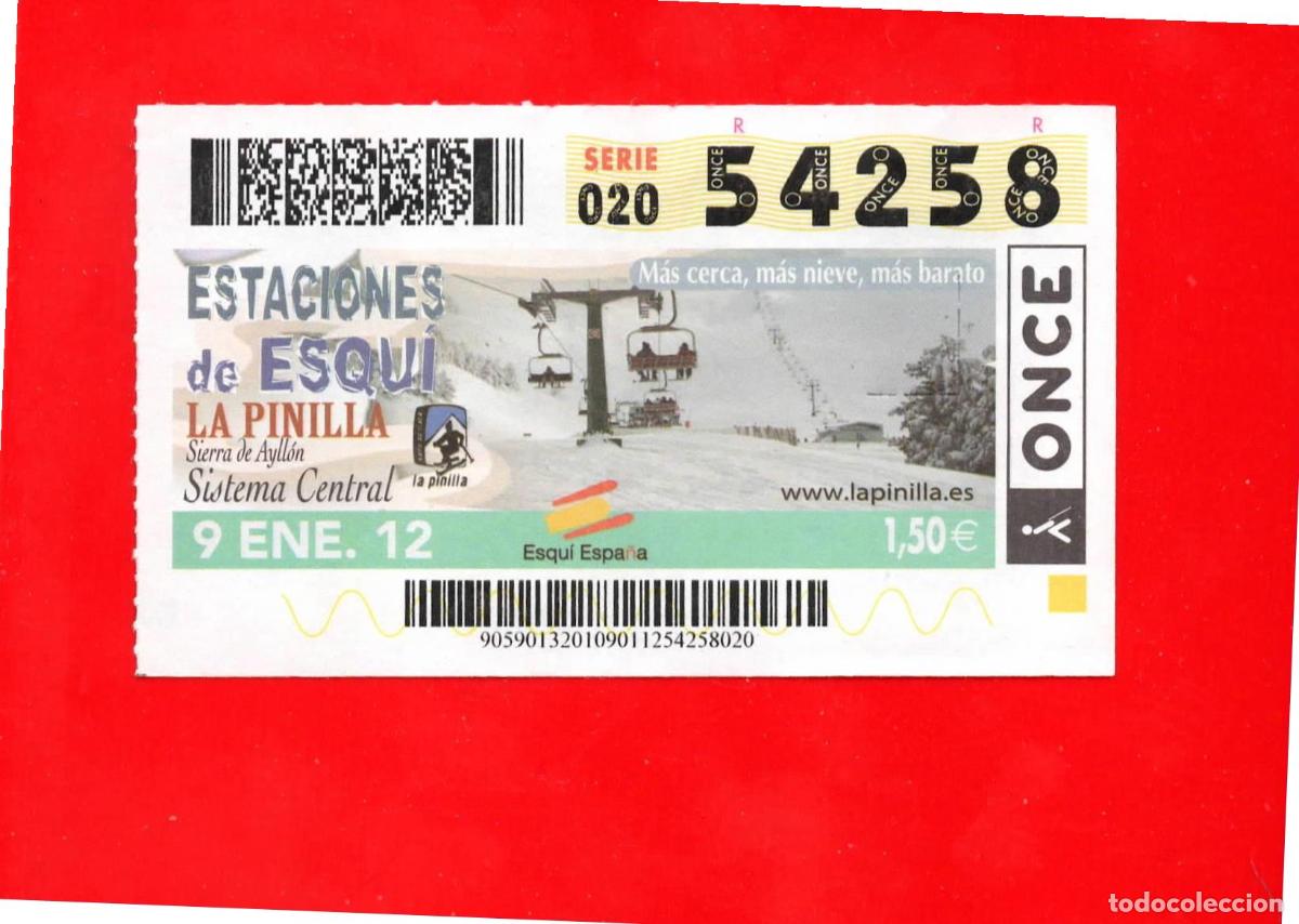 Cupones ONCE: Cup&oacute;n ONCE 09 enero 2012 - Foto 1