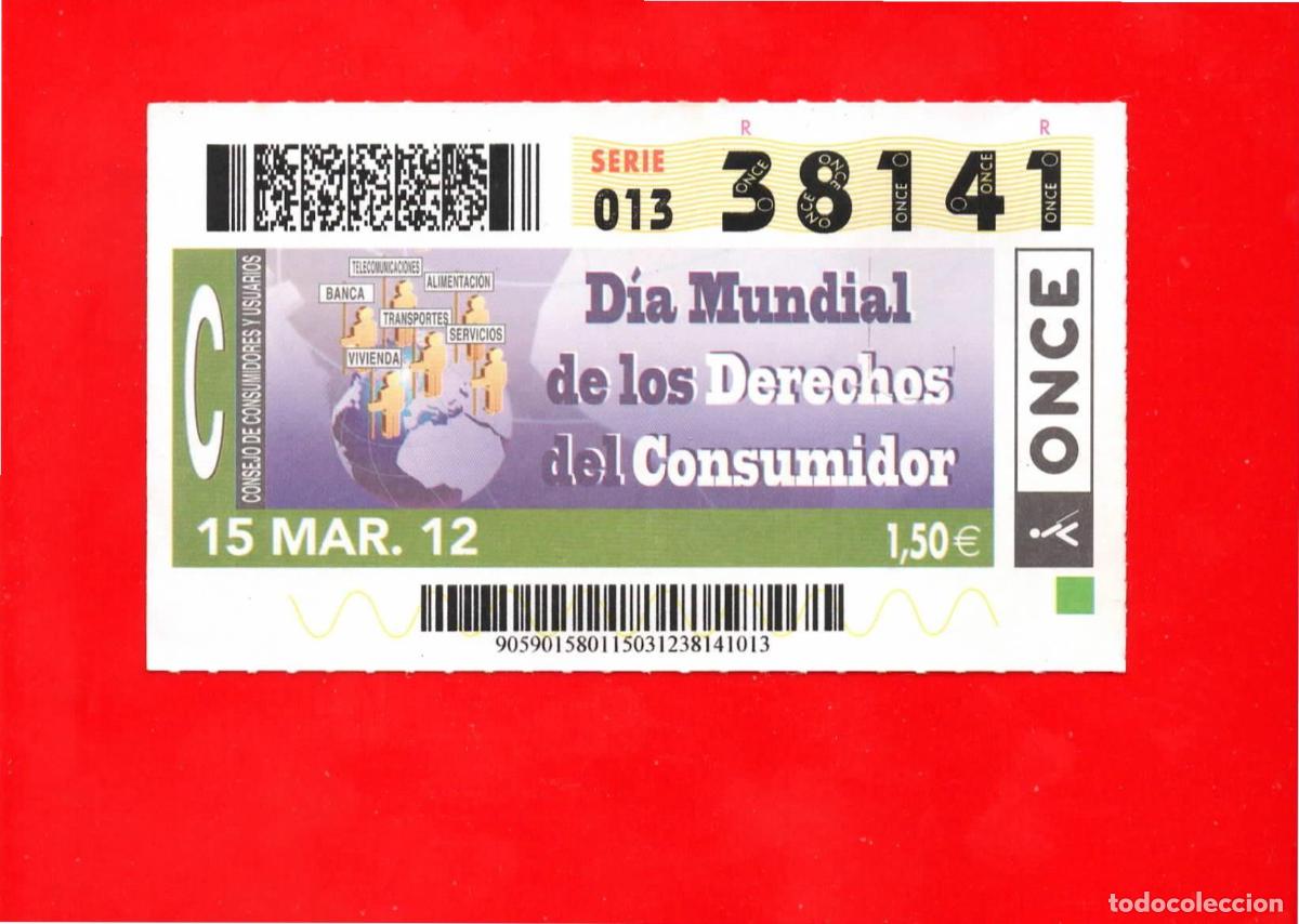 Cupones ONCE: Cup&oacute;n ONCE 15 marzo 2012 - Foto 1