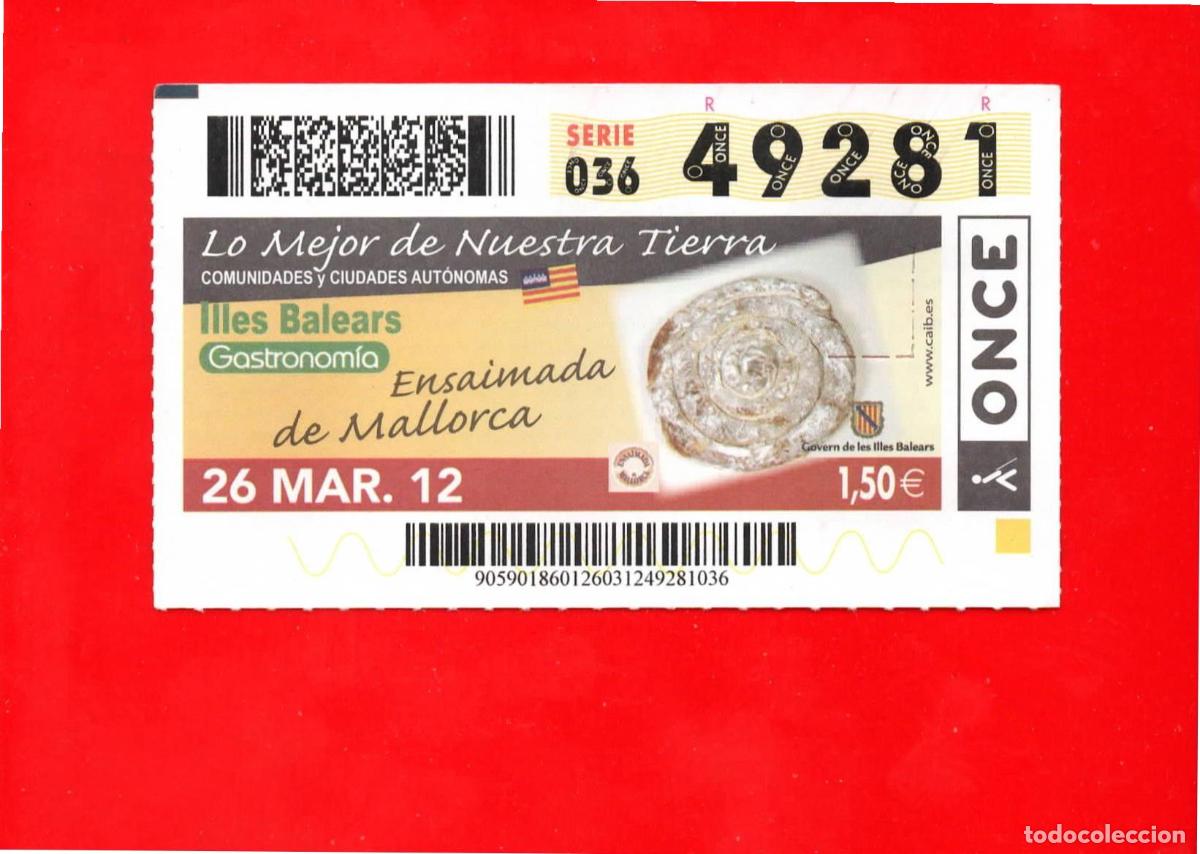 Cupones ONCE: Cup&oacute;n ONCE 26 marzo 2012 - Foto 1
