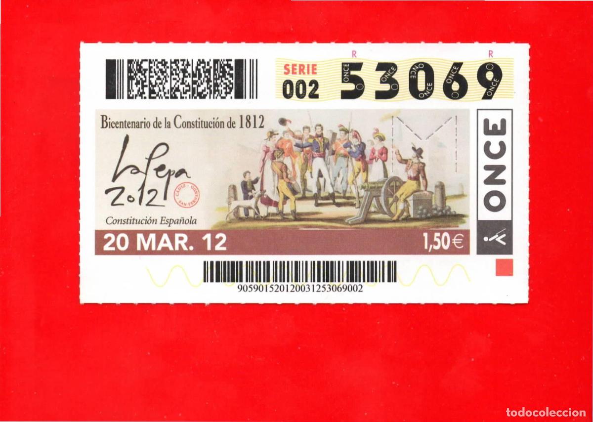 Cupones ONCE: Cup&oacute;n ONCE 20 marzo 2012 - Foto 1