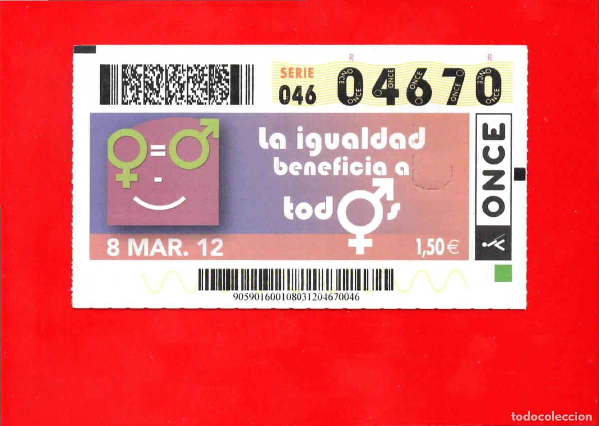 Cupones ONCE: Cup&oacute;n ONCE 08 marzo 2012 - Foto 1