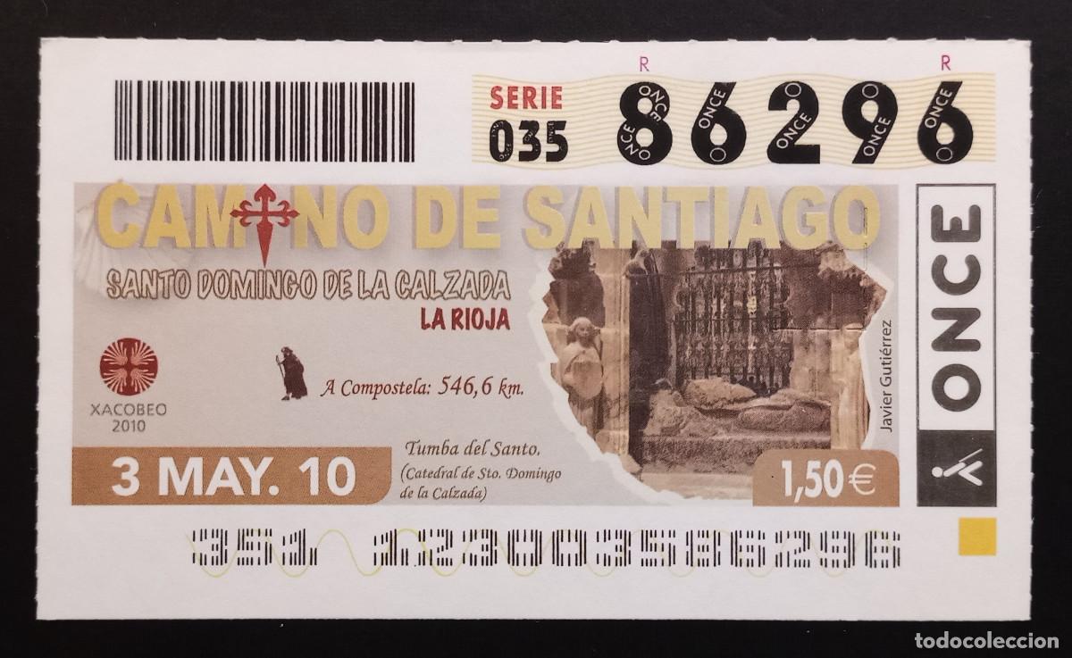 Cupones ONCE: CUP&Oacute;N ONCE - 3-MAYO-2010 - CAMINO DE SANTIAGO, SANTO DOMINGO DE LA CALZADA, LA RIOJA