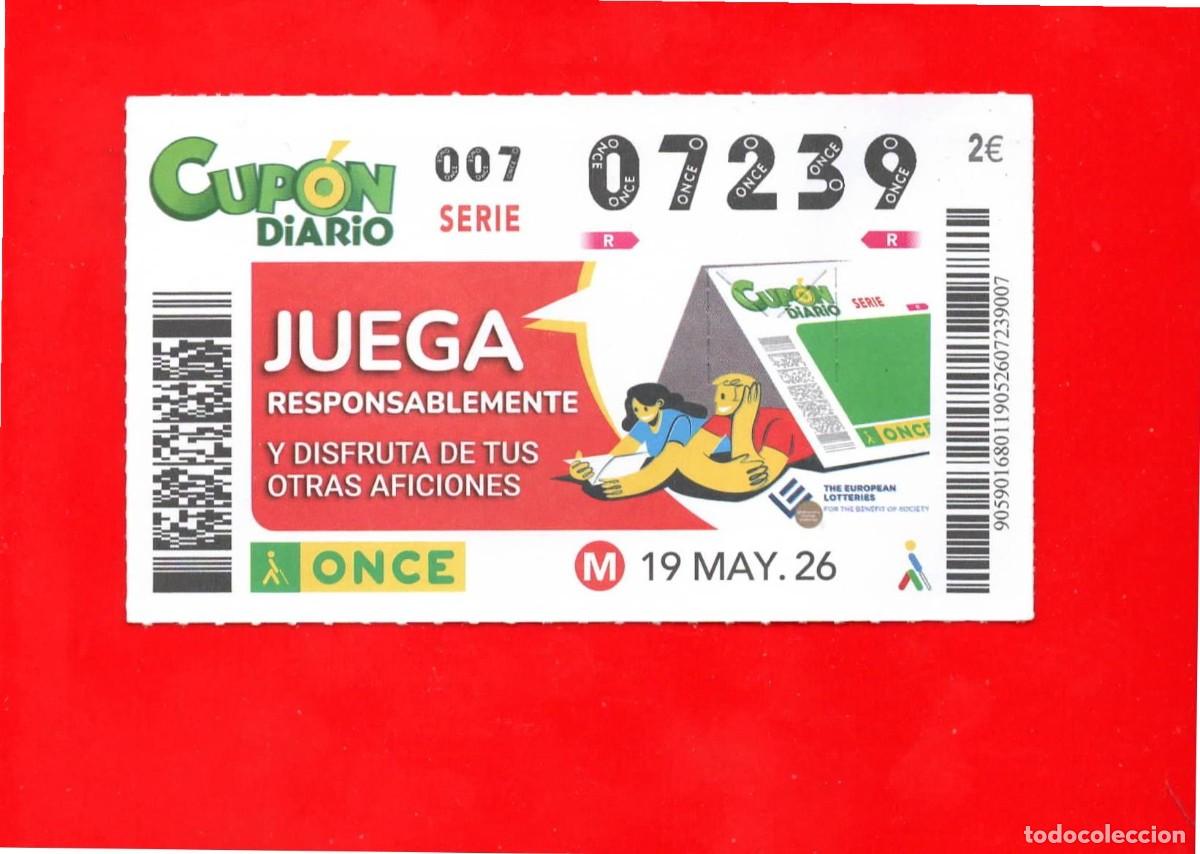 Cupones ONCE: Cup&oacute;n ONCE 19 mayo 2026