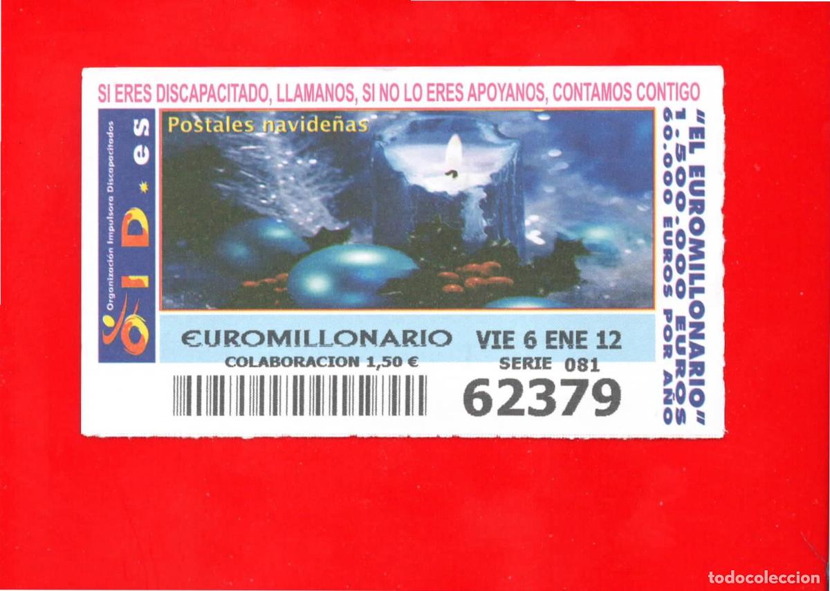 Bilhetes ONCE: Cup&oacute;n OID 2011 y 2012 Postales Navide&ntilde;as Serie 1