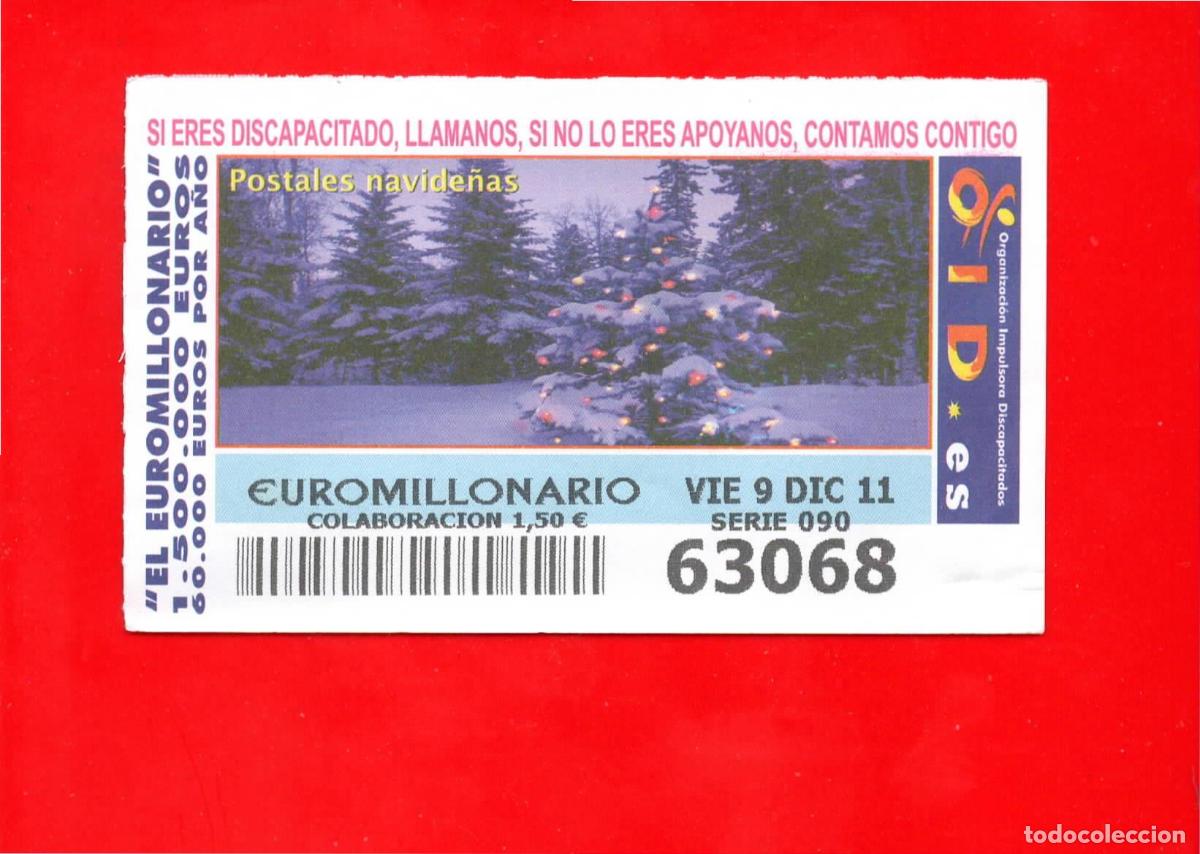 Bilhetes ONCE: Cup&oacute;n OID 2011 y 2012 Postales Navide&ntilde;as Serie 0