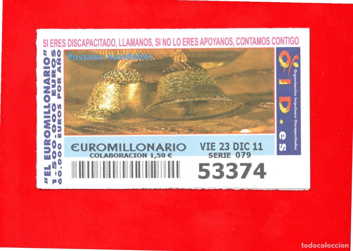 Bilhetes ONCE: Cup&oacute;n OID 2011 y 2012 Postales Navide&ntilde;as Serie 9