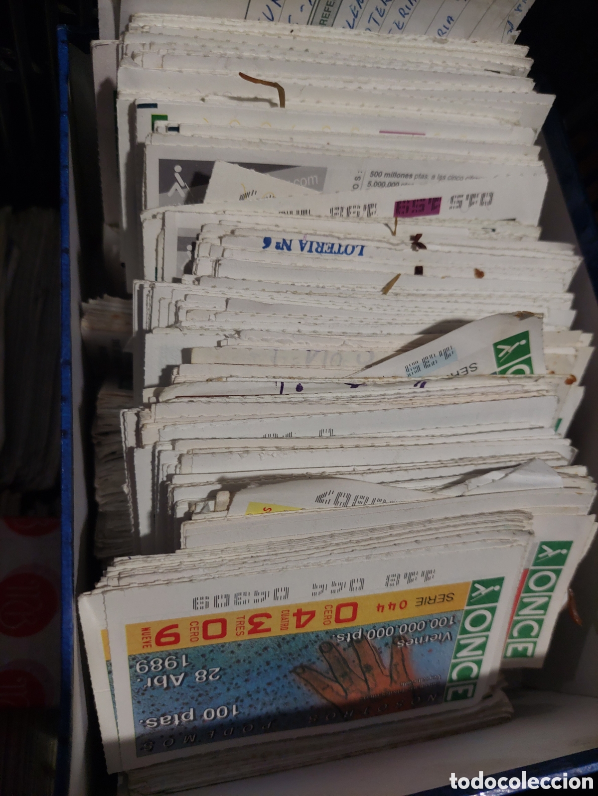 Cupones ONCE: ONCE CAJA CIENTOS D&Eacute;CIMOS A&Ntilde;OS 90