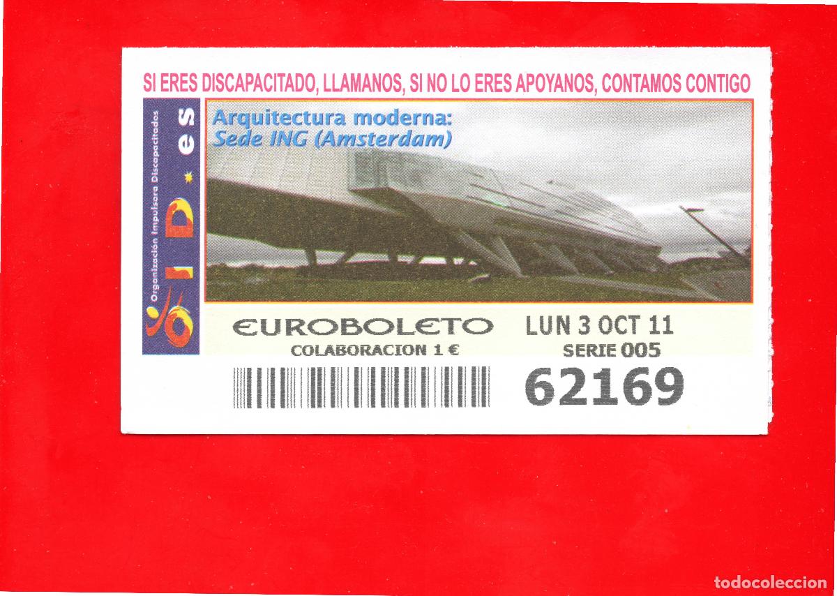 Cupones ONCE: Cup&oacute;n OID 2011 Arquitectura Moderna-L05 - Foto 1