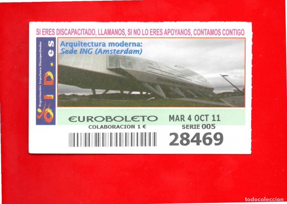 Cupones ONCE: Cup&oacute;n OID 2011 Arquitectura Moderna-M05 - Foto 1