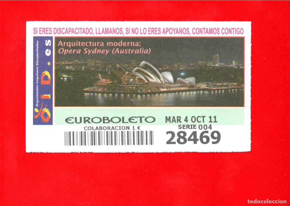 Cupones ONCE: Cup&oacute;n OID 2011 Arquitectura Moderna-M04 - Foto 1