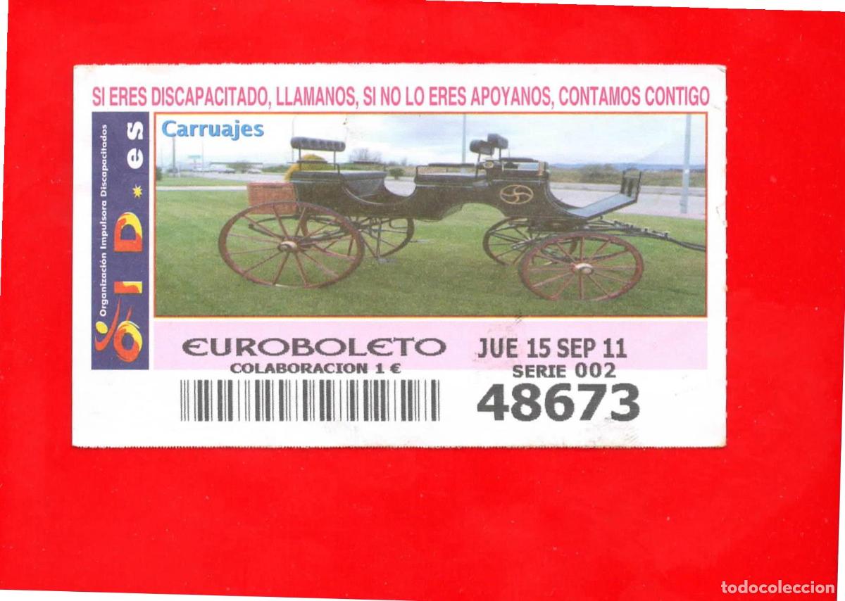Billets ONCE: Cup&oacute;n OID 2011 Carruajes-J02