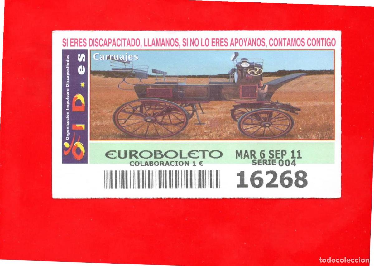 Billets ONCE: Cup&oacute;n OID 2011 Carruajes-M04