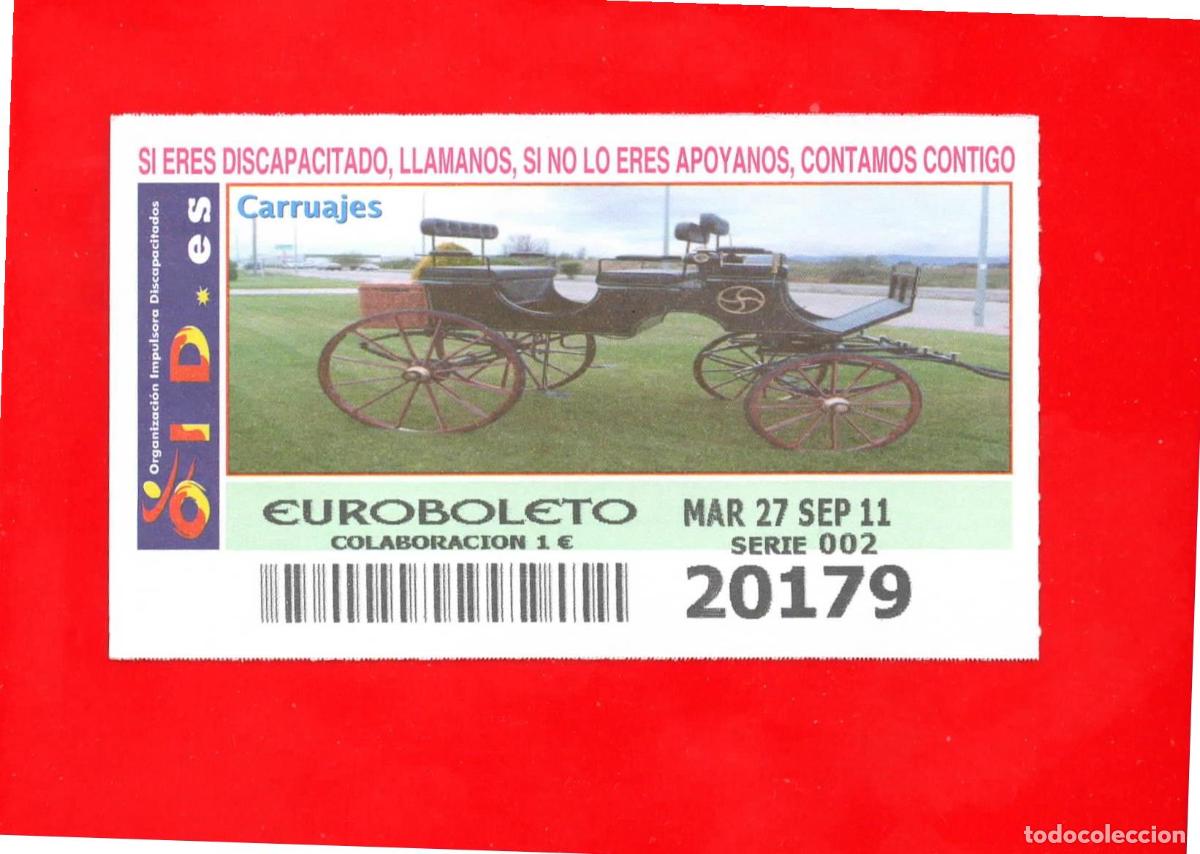 Cupones ONCE: Cup&oacute;n OID 2011 Carruajes-M02 - Foto 1