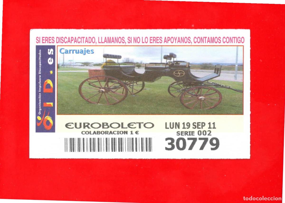 Cupones ONCE: Cup&oacute;n OID 2011 Carruajes-L02 - Foto 1