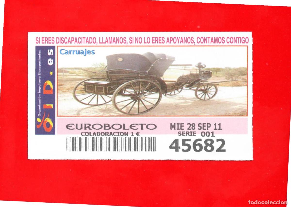 Cupones ONCE: Cup&oacute;n OID 2011 Carruajes-X01 - Foto 1