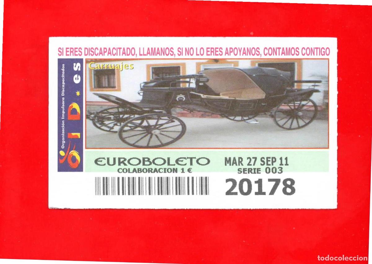 Billets ONCE: Cup&oacute;n OID 2011 Carruajes-M03