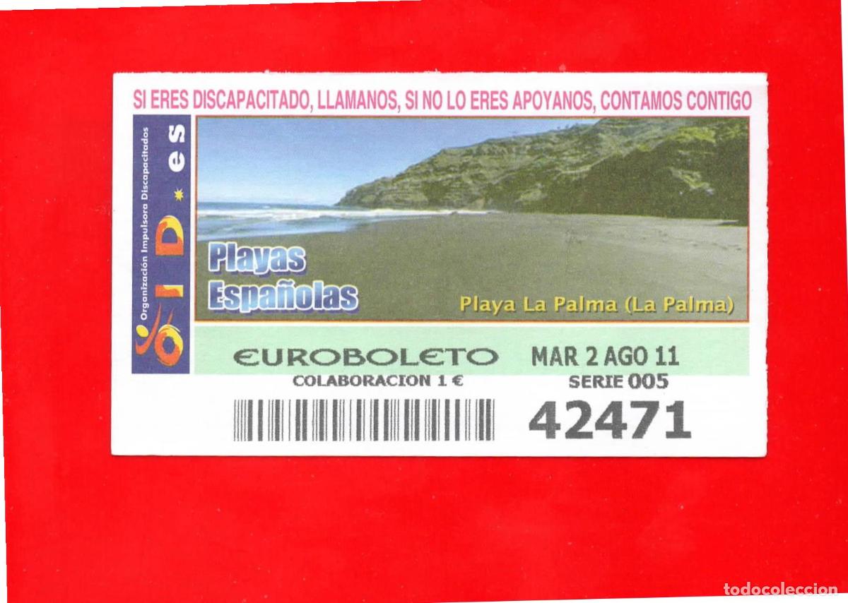 Cupones ONCE: Cup&oacute;n OID 2011 Playas Espa&ntilde;olas-M05 - Foto 1