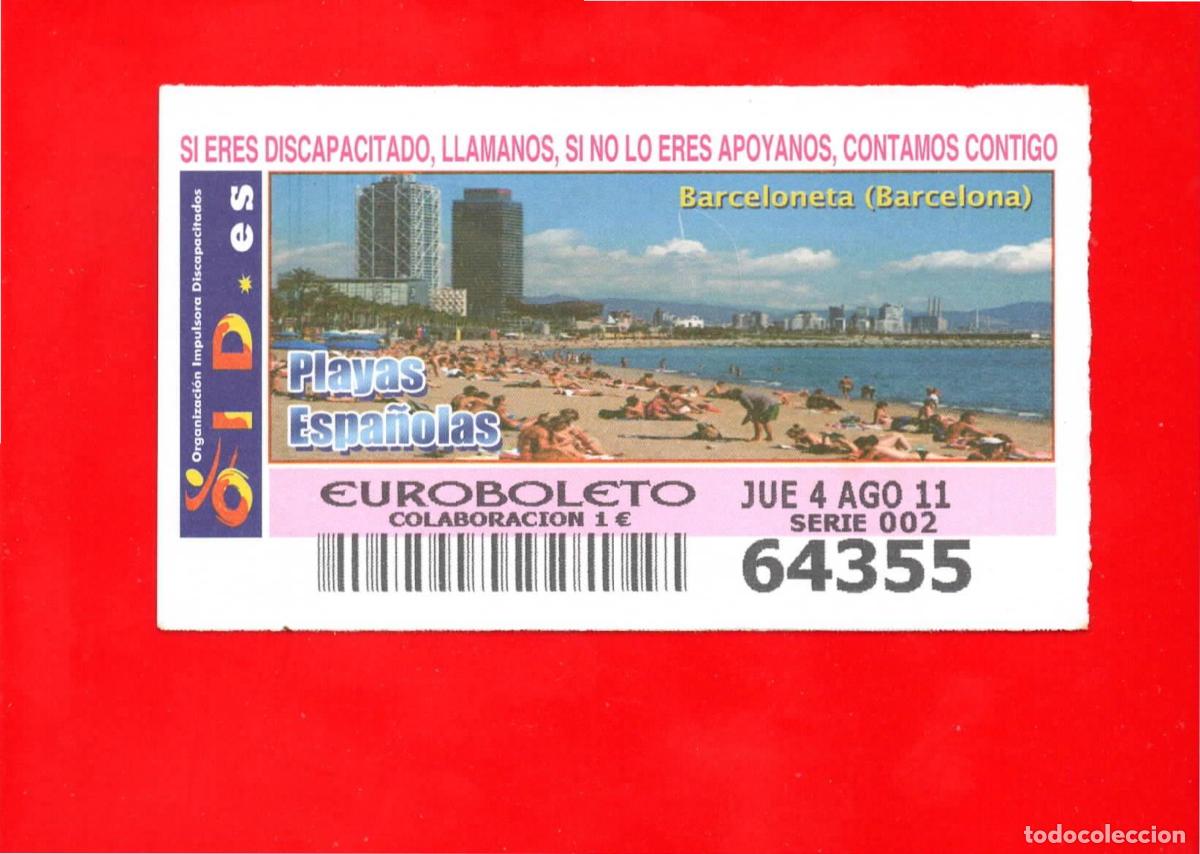 Cupones ONCE: Cup&oacute;n OID 2011 Playas Espa&ntilde;olas-J02 - Foto 1