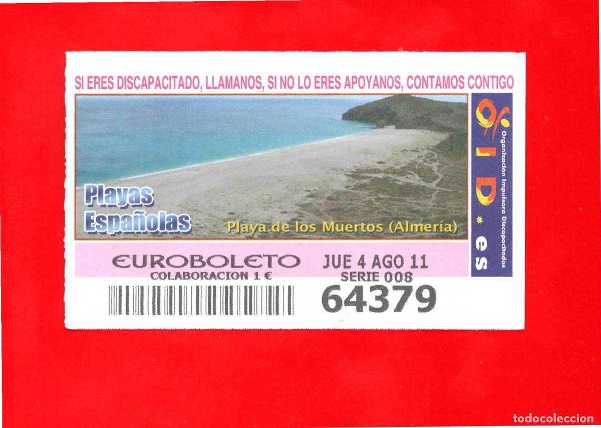 Cupones ONCE: Cup&oacute;n OID 2011 Playas Espa&ntilde;olas-J08 - Foto 1