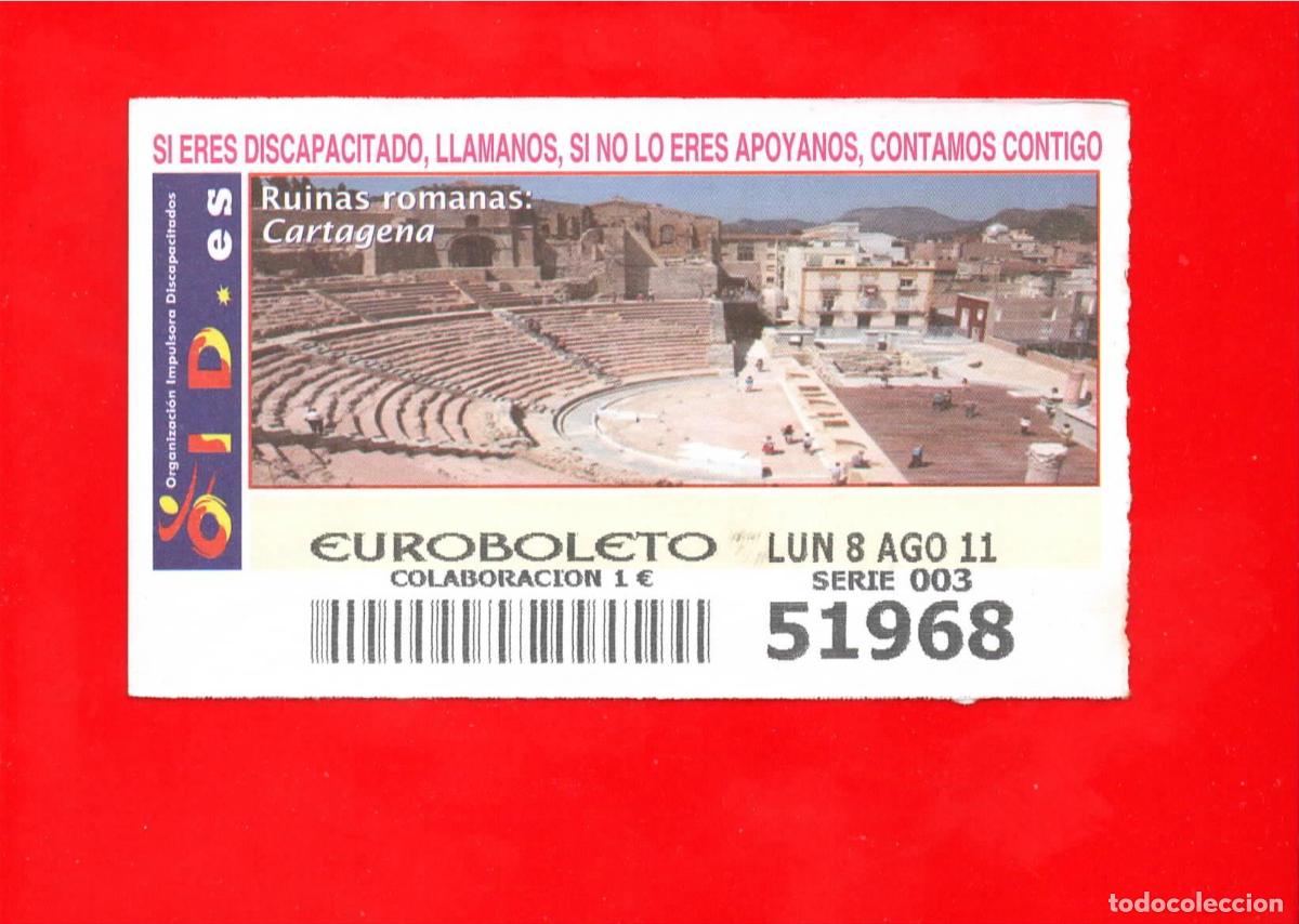 Cupones ONCE: Cup&oacute;n OID 2011 Ruinas Romanas-L03 - Foto 1