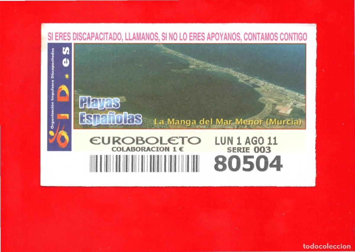 Cupones ONCE: Cup&oacute;n OID 2011 Playas Espa&ntilde;olas-L03 - Foto 1