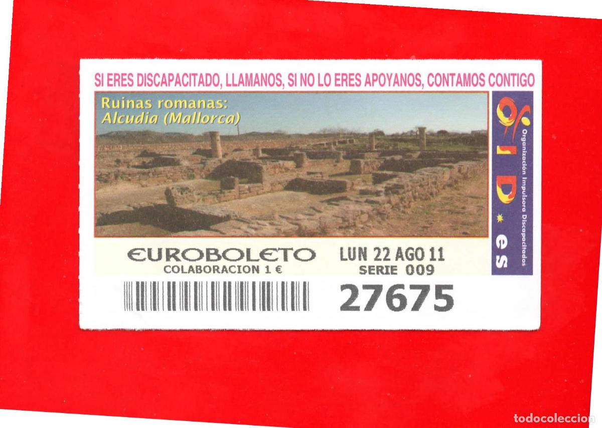 Cupones ONCE: Cup&oacute;n OID 2011 Ruinas Romanas-L09 - Foto 1