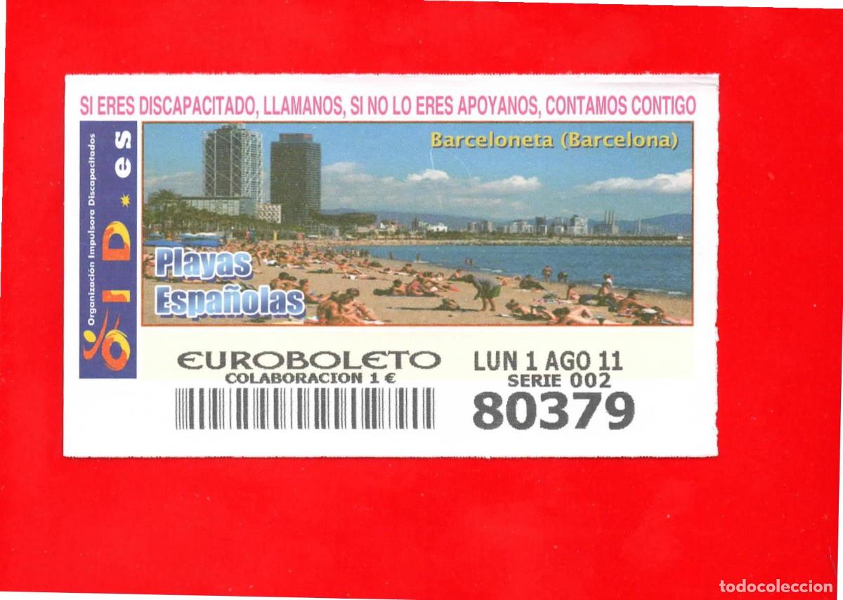 Cupones ONCE: Cup&oacute;n OID 2011 Playas Espa&ntilde;olas-L02 - Foto 1