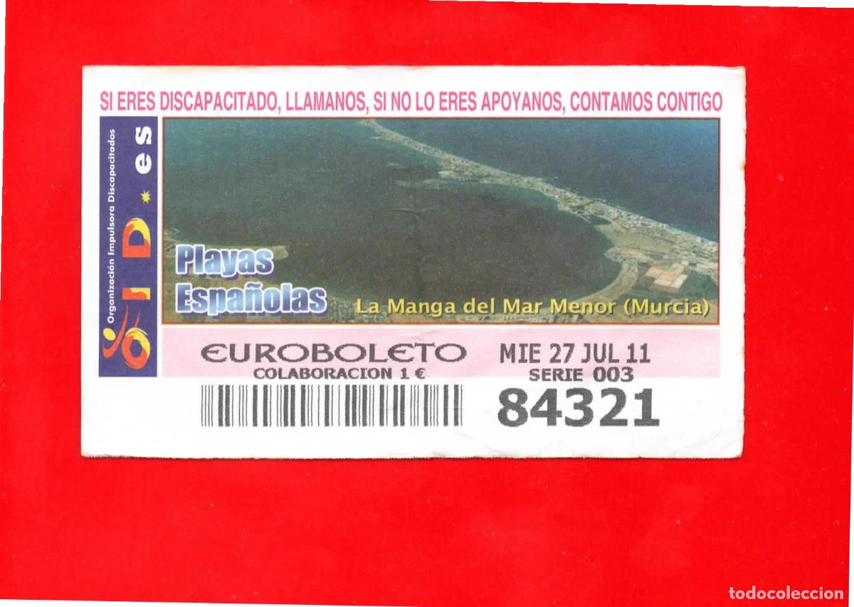 Cupones ONCE: Cup&oacute;n OID 2011 Playas Espa&ntilde;olas-X03 - Foto 1