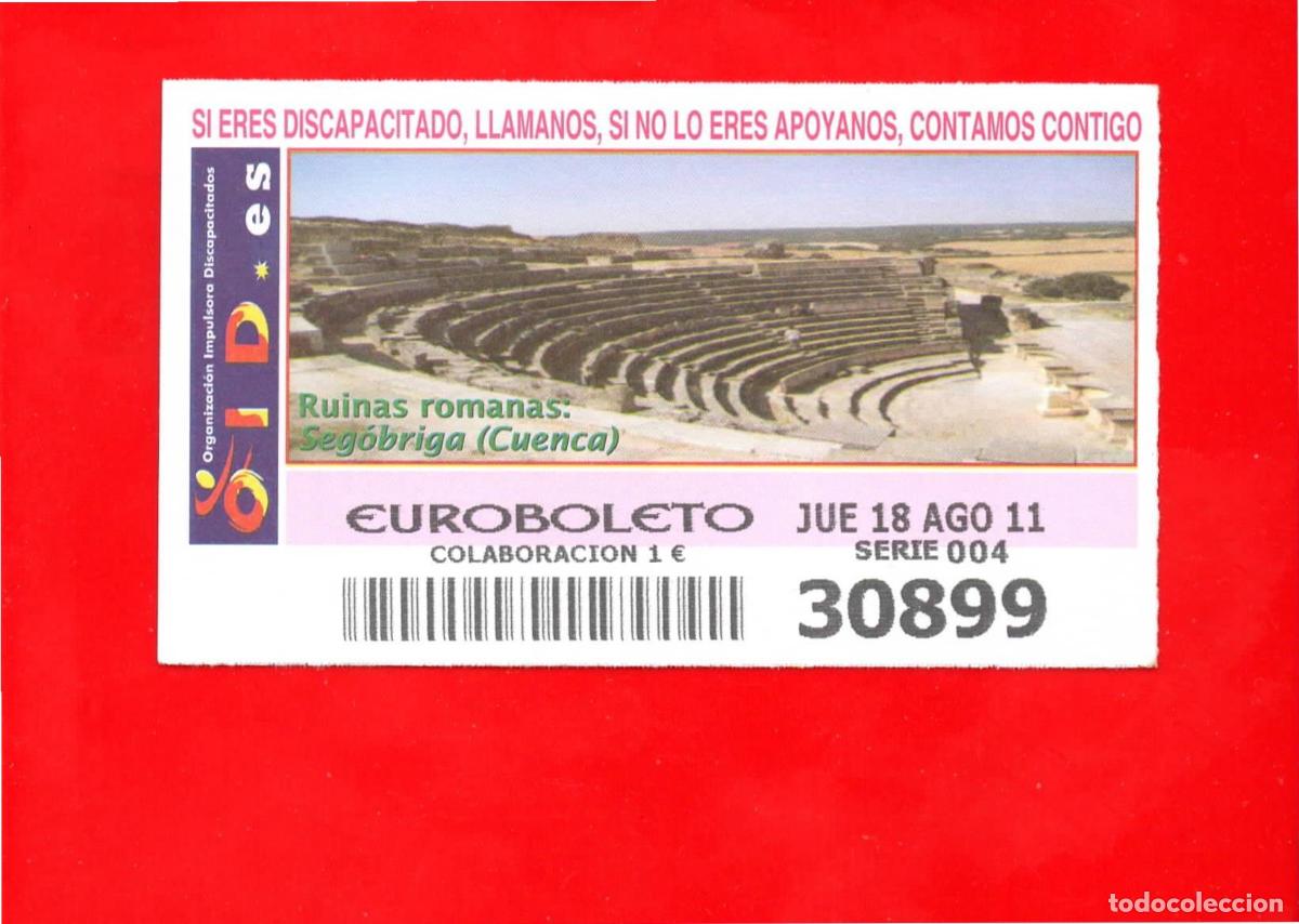 Cupones ONCE: Cup&oacute;n OID 2011 Ruinas Romanas-J04 - Foto 1