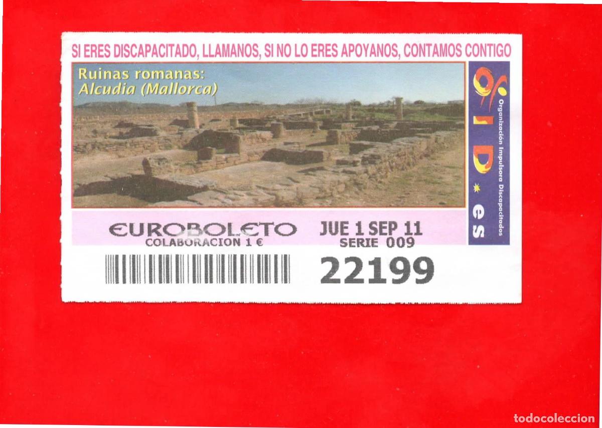 Cupones ONCE: Cup&oacute;n OID 2011 Ruinas Romanas-J09 - Foto 1