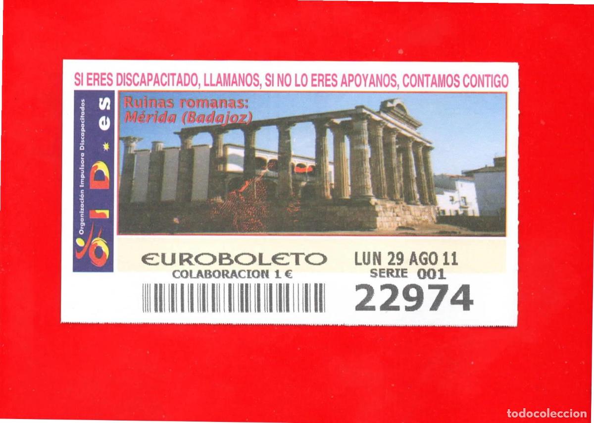 Cupones ONCE: Cup&oacute;n OID 2011 Ruinas Romanas-L01 - Foto 1