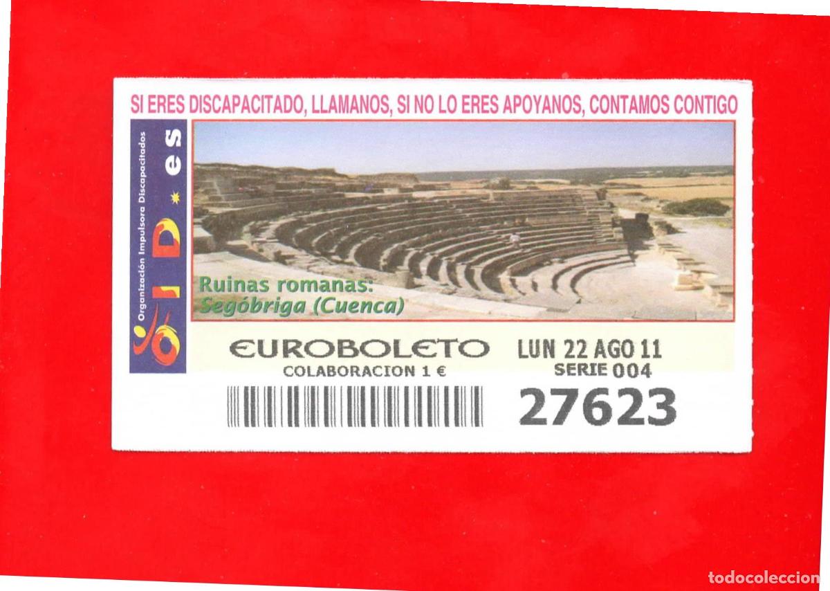 Cupones ONCE: Cup&oacute;n OID 2011 Ruinas Romanas-L04 - Foto 1