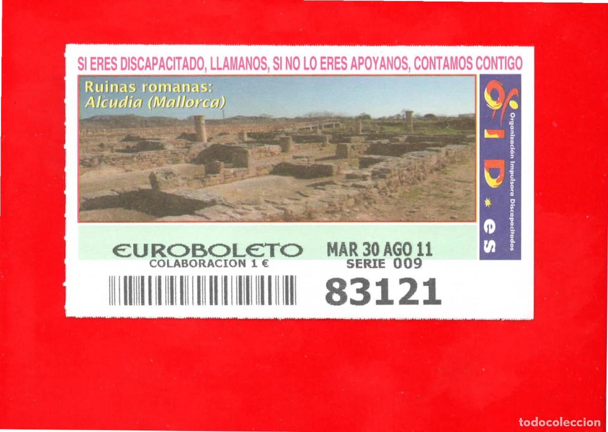 Cupones ONCE: Cup&oacute;n OID 2011 Ruinas Romanas-M09 - Foto 1