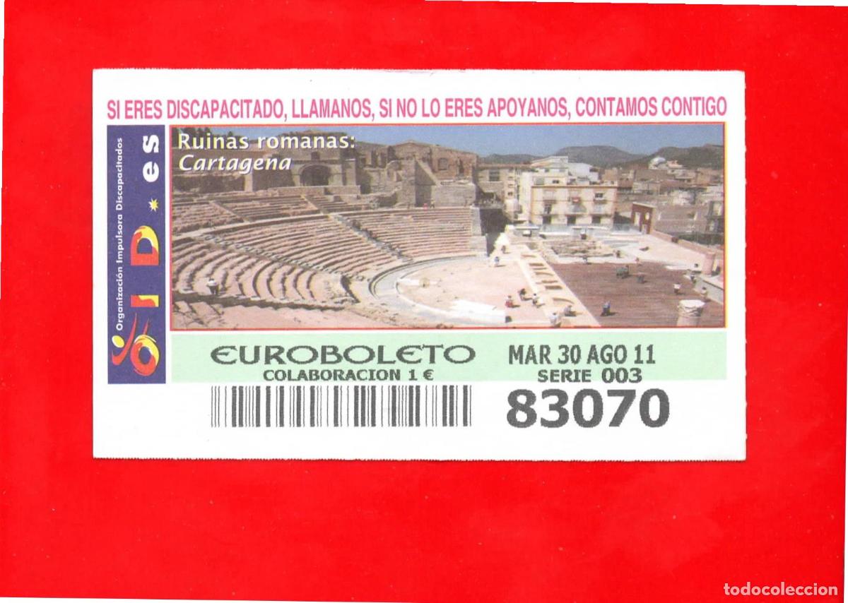 Cupones ONCE: Cup&oacute;n OID 2011 Ruinas Romanas-M03 - Foto 1