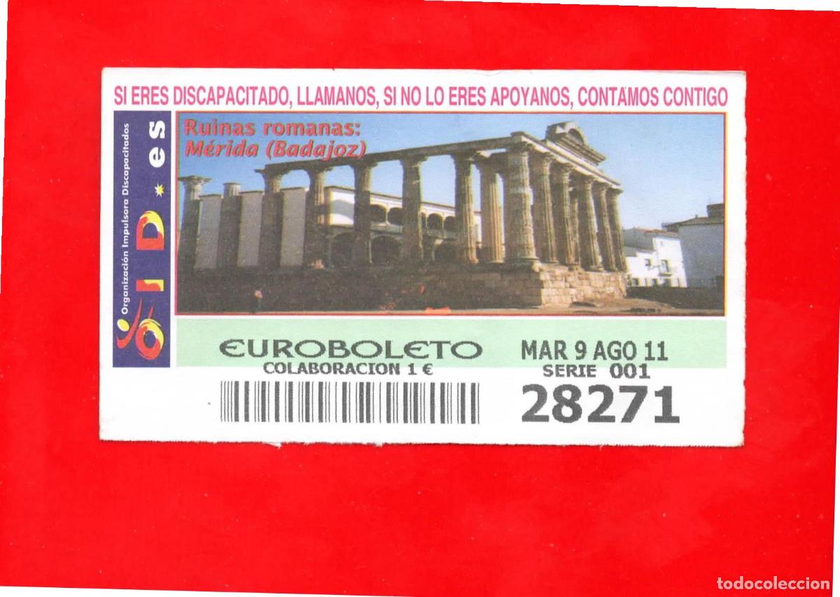 Cupones ONCE: Cup&oacute;n OID 2011 Ruinas Romanas-M01 - Foto 1