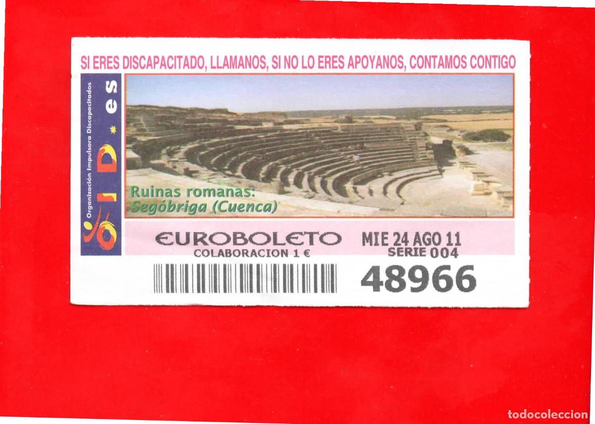 Cupones ONCE: Cup&oacute;n OID 2011 Ruinas Romanas-X04 - Foto 1