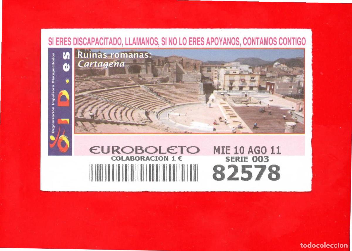 Cupones ONCE: Cup&oacute;n OID 2011 Ruinas Romanas-X03 - Foto 1