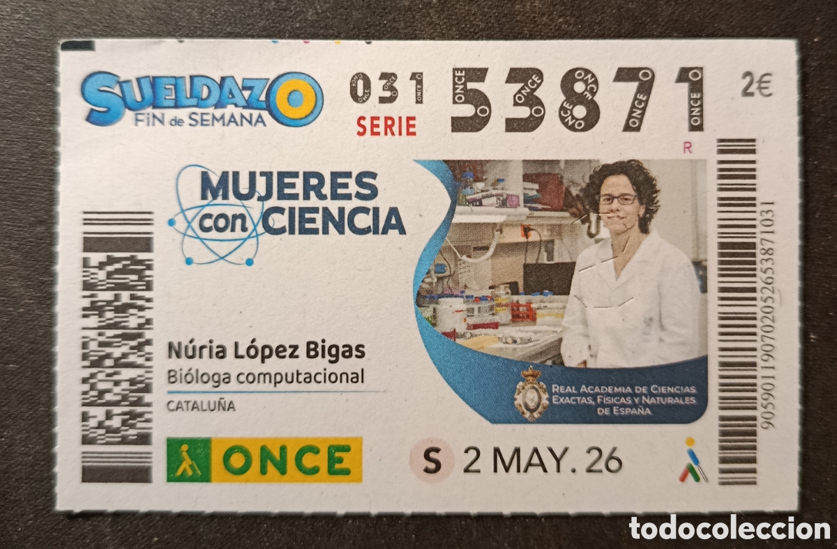 Cupones ONCE: N&deg; 53871 (2/MAYO/2026)-CATALU&Ntilde;A