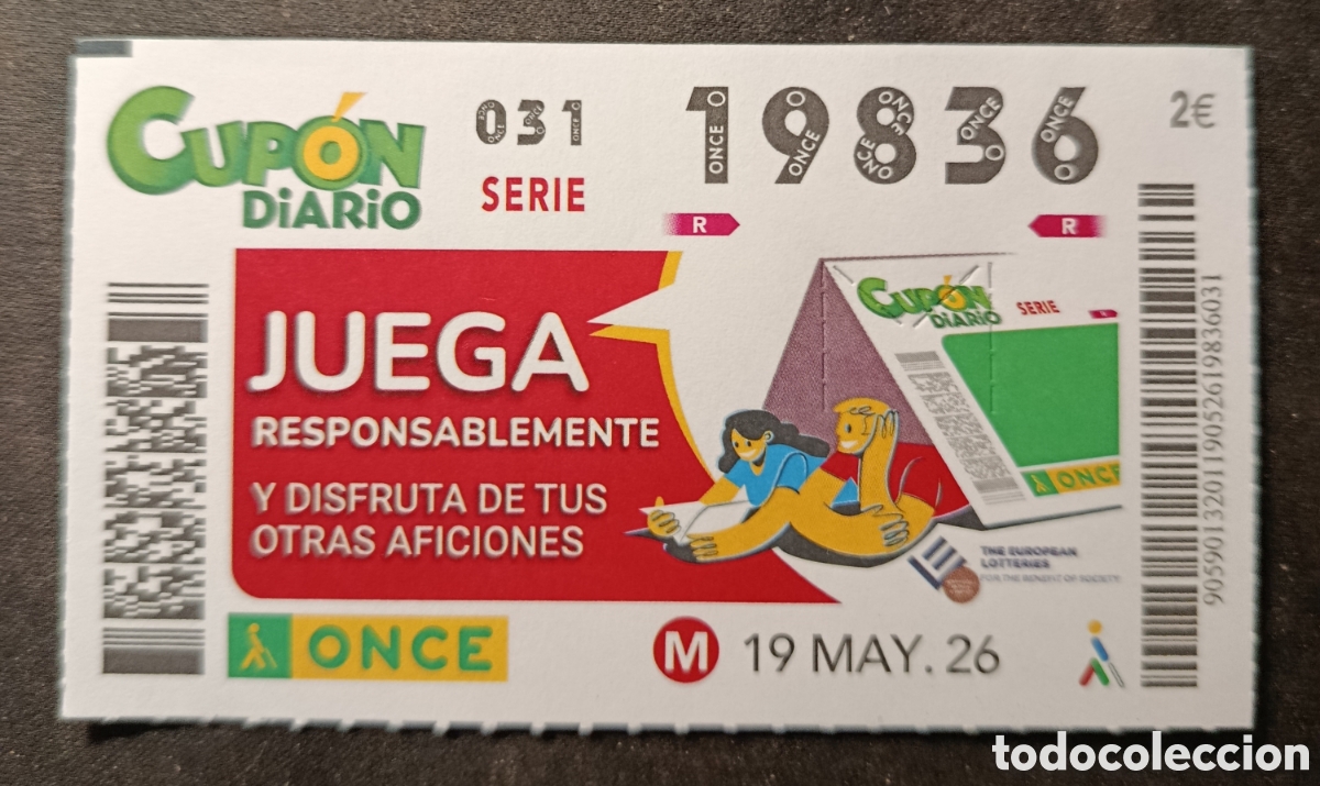 Billets ONCE: N&deg; 19836 (19/MAYO/2026)