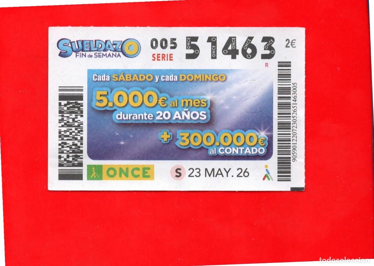 Cupones ONCE: Cup&oacute;n ONCE - 23 mayo 2026