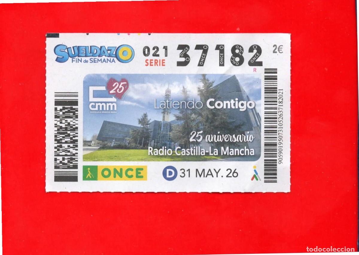 Bilhetes ONCE: Cup&oacute;n ONCE - 31 mayo 2026