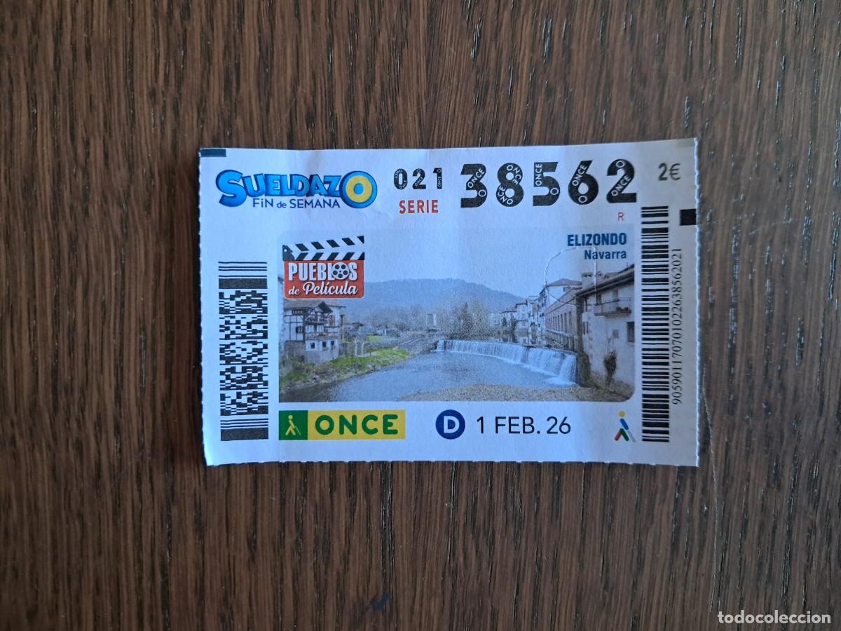 Cupones ONCE: cup&oacute;n once 01-02-26, pueblos de pel&iacute;cula, Elizondo, Navarra.