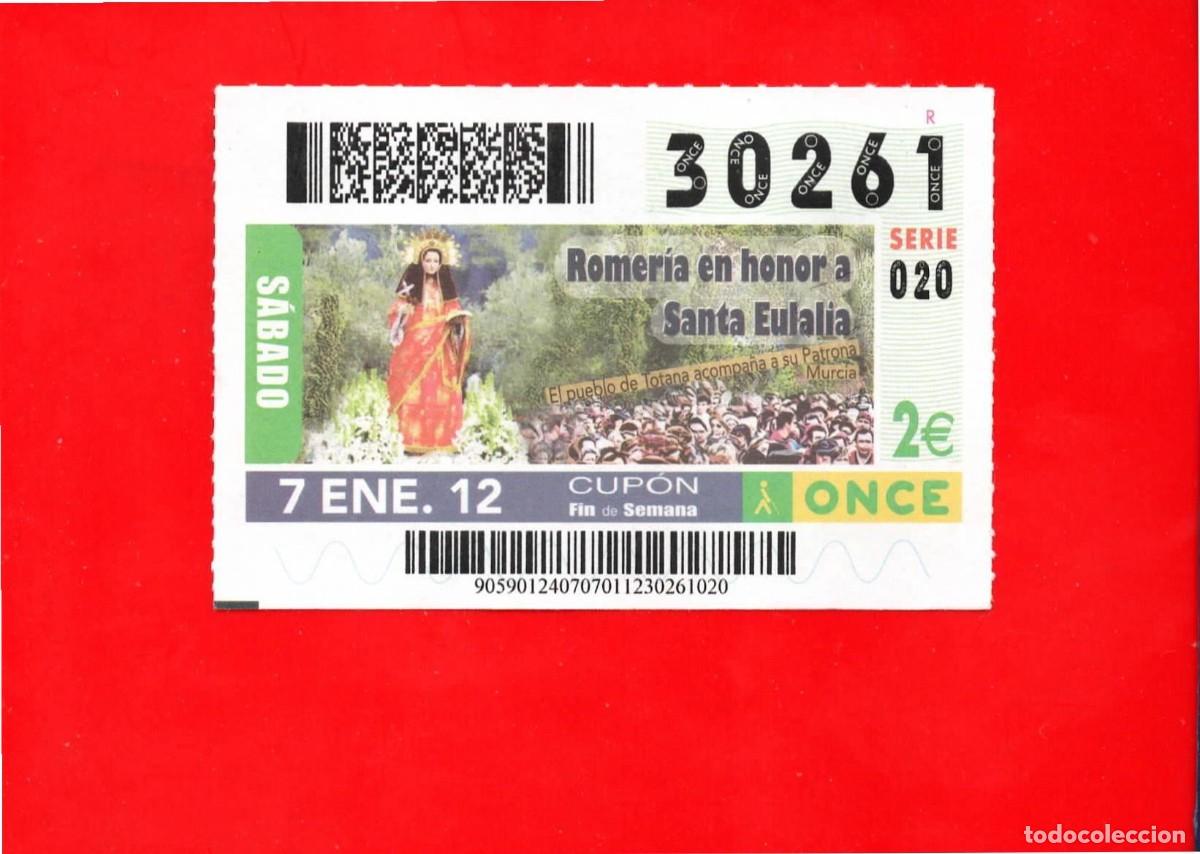 Cupones ONCE: Cup&oacute;n ONCE 07 enero 2012