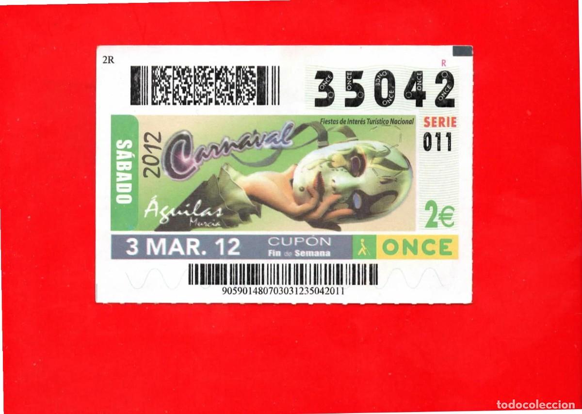 Cupones ONCE: Cup&oacute;n ONCE 03 marzo 2012